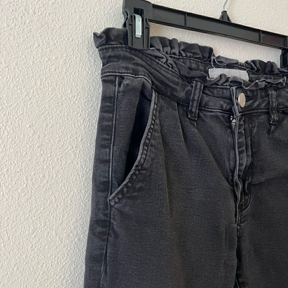 ASHLEY MASON Paperbag High Rise Denim Jeans size 9 - Picture 2 of 7